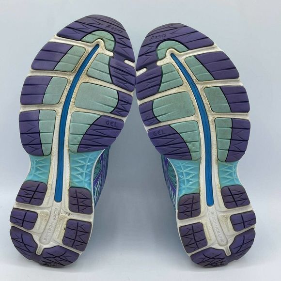 ASICS Gel Nimbus 18 Women’s Size 9.5 D Running Shoes T651N Blue & Purple - Picture 8 of 10